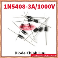 Package of 10 1N5408 - Rectifier Diode 3A/1000V IN5408 DIP Pin 5408