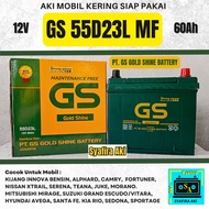Car Battery / Gs Mf Battery Type 55D23L 12V-60Ah Dry Battery