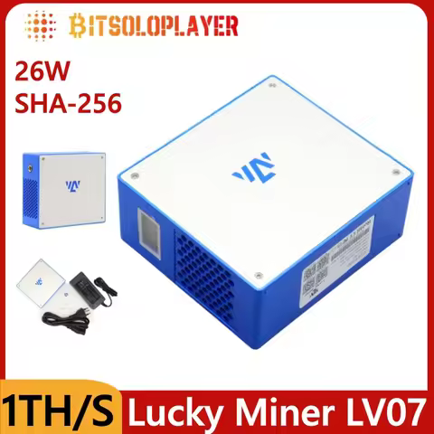 Bitcoin Lucky Miner LV07 1TH/S 26W SHA256 BM1366 Bitaxe Ultra With PSU BTC Lottery Miner Bitcoin Sol