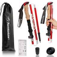 Namkabaw Ultra Light 6061 Aluminum Alloy Trekking Pole Foldable Trekking Pole Outdoor Trekking Trekk