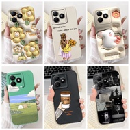 For  Realme C61 C63 4G Case New design2024 Printed Soft Silicone Back Cover for RealmeC61 Global RMX