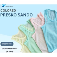 Austee Presko Air-Cool Sando For Kds/Sando See Through Summer Sando Set of 4pcs