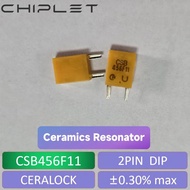 5pcs ZTB456F11 CSB456F11 CERALOCK 456F11 456KHZ Murata Ceramic Crystal Oscillato DIP2 Radio Crystal 