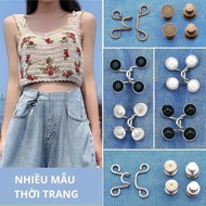 MiraLife Pants back adjustment button jeans pin button with many cute shapes Pants back adjustment b