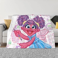 [Migu home furnishing] Sesame Street ผ้าห่มผ้าสักหลาดอ่อนตกแต่งบ้านแบบพกพาสำหรับงานปาร์ตี้ Abby Abby