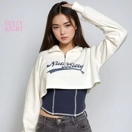 6IXTY8IGHT SONNI, 2-Pieces Layered Sweatshirt Women TP11625