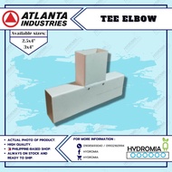 ATLANTA DURACON DOWNSPOUT PVC TUBULAR TEE 2 1/2X 4 , 3X4 (FABRICATED)