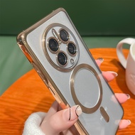 Wireless Charging Magnetic Case for Huawei P30Pro P40 P50 P60 Pro Pura 70 70Pro 80Pro 80 Ultra Plati