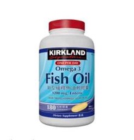 新型緩釋魚油軟膠囊180粒 Kirkland科克蘭 Enteric Omega 3 Fish Oil 淡水可自取