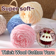 Thick Crochet Yarn Ball Chunky Yarn Chenille Yarn Scarf Towel Hand Knitting Craft Cotton Woven Chunk