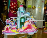 超值!! 夢幻飛馬城堡 DIY幼兒美勞 3D立體紙模型 勞作 親子 幼兒園 才藝班 晨光 草莓熊雜貨店