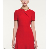 Red Calvin Klein Dress, Fishtail form