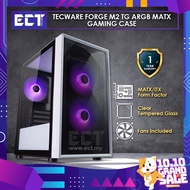 Tecware Forge M2 TG ARGB MATX Gaming Case - White