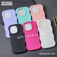 Realme C61 Realme C63 Case Macaron Color Wave latest Sofcase Casing Realme C61 Realme C63