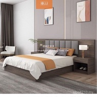Bed Bed Bed Large Single Room Qin Double Double Bed Hotel Hotel Bed Speed Bid Room Bed Apartment Ren