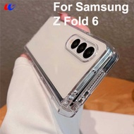 For Sumsung Z fold 6 Clear Acrylic Hinge Case For Samsung Galaxy Z Fold6 Fold 5 5G ZFold6 SM-F956B 7