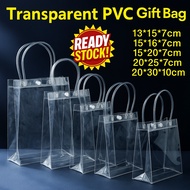 Transparent PVC Gift Bags Tote Packaging Bags Doorgift Bag Gift Bag  PVC Goodies Bag PVC Bag Borong 