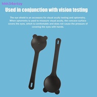 hhh34ertoy> 1PCS Eye Occluder Professional Bla Bear Shape Handheld Optometry Tool Eye Occluder Blo P