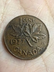 加拿大🇨🇦1977年1分硬幣