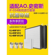 Suitable for AO.Smith Air KJ400F-B11/KJ455F/KJ480F-B12-N Main Filter IF-034
