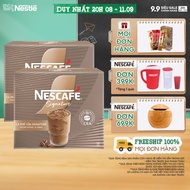 Combo 2 hộp Cà phê sữa NESCAFÉ Signature Hộp 10 gói THƠM NỒNG VỊ ĐẬM