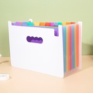Stand-up desktop accordion file folder13/25Grid student test paper classification storage bag with e