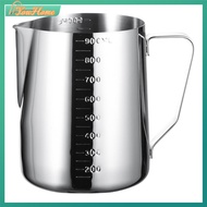 【Fast Delivery】350/600/900ml Coffee Milk Frothing Pitcher Jug Sharp Mouth Cappuccino Cream Frothing