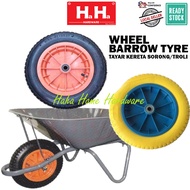 Tayar Kereta Sorong ; Air Wheel PU Foam Wheel Heavy Duty Wheel Barrow Tyre  ; Tire Kereta Surung ~Ha