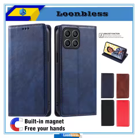 For Honor X8 Case Honor X8b Cover Flip Leather Phone Shell Book Etui Honor X8a HonorX8 X 8 8a 8b 8c 