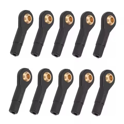10Pcs RC Tie Rod Ball Head Durable Plastic Light Weight Wear Resistant Accurate Size M2 M2.5 M3 Tie 