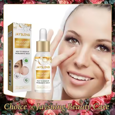 Fat Granules Removal Eye Serum Milia Spot Treatment Puffiness Repair Fine Lines Oil Control Moisturi