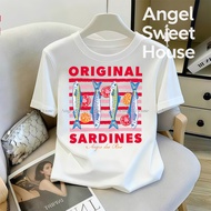 (24-Hour Delivery) Angle Official New Model Light And Comfortable Fabric T-Shirt With A Pattern Shor