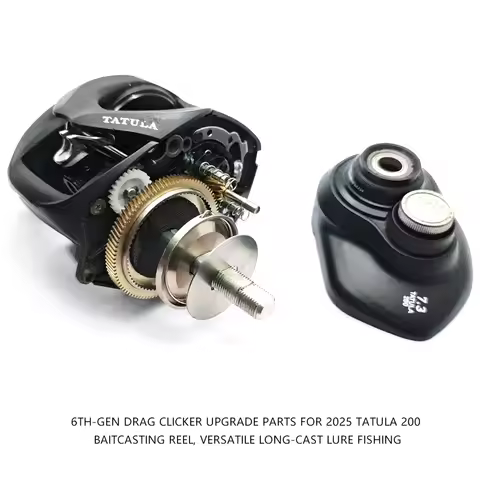 6th‑Gen Drag Clicker Upgrade Parts For 2025 TATULA 200 Baitcasting Reel Versatile Long‑Cast Lure Mod
