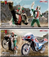 全新s.h.figuarts SHF真 骨雕幪面超人V3＋颶風號電單車榮光之 昭和騎士版 Masked Rider Kamen rider V3 RIDER V3 LEGENDARY SHOWA MA