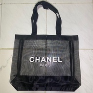 (贈品)  Chanel 尼龍 網 半透明 Tote Bag 袋 包