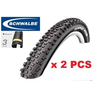 2 x Schwalbe 26" / 27.5" Rapid Rob MTB Tyre K-Guard
