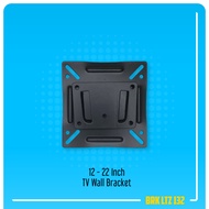 12 - 22 Inch 75 x 75 Pitch Monitor & TV Wall Bracket Bracket