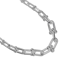 蒂芬妮 (Tiffany & Co.) 五金漸層鏈項鍊，925 純銀，約 105.4 克，女士款 [二手]