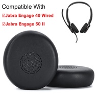 1Pair Ear ads For Jabra Engage 50 II / Engage 40 Wired Headphone Headband Ear Pads Headset Cushion S