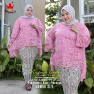🔥READY STOCK🇲🇾🔥 RK Rinjani Set Baju kurung lace Batik Plus Size