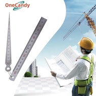 2PCS/Set 15CM Taper Gauge Stainless Steel Taper Ruler 1-15MM Iron Ruler Cylinder Bore Gauge Taper Ga