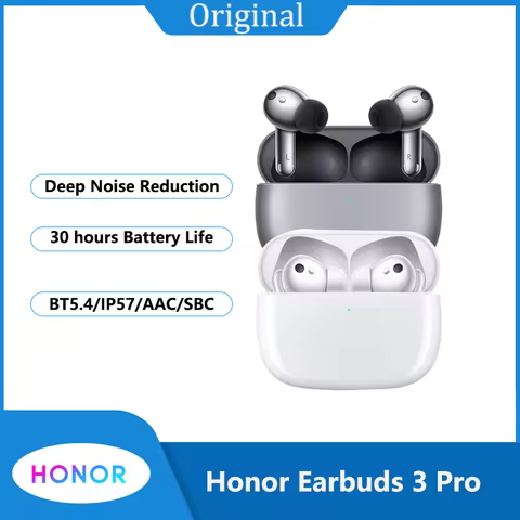 Original Honor Earbuds 3 Pro Ultra - wideband Dual Unit, Scene - based Smart Noise Cancellation, Bod