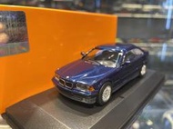 吉華科技@ 1/43 Minichamps BMW 3-Series Coupe (E36) 1992 金屬藍
