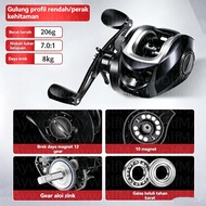 New Casting Fishing Reel Max Drag 10kg Fishing Reel Bright Color 12+1BB Fishing Reel Fishing Reel Fi