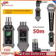 [Ueb]UHF Wireless Microphone XLR Transmitter Receiver Rechargeable XLR Mic Adapter 30m-50m Rang 48V 