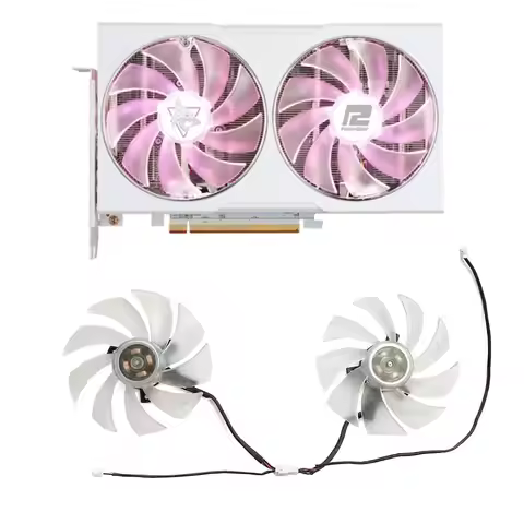 Powercolor Hellhound Sakura AMD Radeon ™ RX 6650 XT 8 GB GDDR6 GPU FAN 4PIN 98MM FD10015H12D DC 12V 