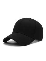 1 ชิ้น แก๊ปหมวก Snapback หัวแข็งอเนกประสงค์ สำหรับทุกเพศ หมวกเบสบอลสีพื้น สำหรับใช้ทุกวัน