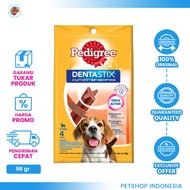Pedigree Dentastix Smoked Beef Medium 98g - Smoked Beef Flavored Dental Stick for Medium Dogs