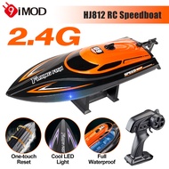 ​9IMOD RC Boat HJ812 Speedboat 2.4G 25KM/H High Speed Racing Boat Remote Control Speedboat Auto Demo