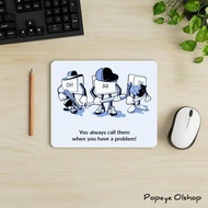 MS155 CUTE MOUSE PAD CTRL ALT DEL DESIGN - COMPUTER LAPTOP MOUSE PAD - MOUSEPAD 22 x 18 CM